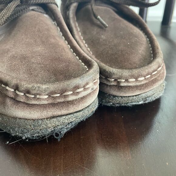 Clarks Original Wallabies Brown Suede $150 Womens 7 - Picture 4 of 8